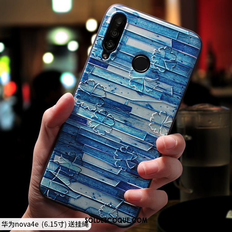 Coque Huawei P30 Lite Incassable Dessin Animé Très Mince Charmant Net Rouge Pas Cher