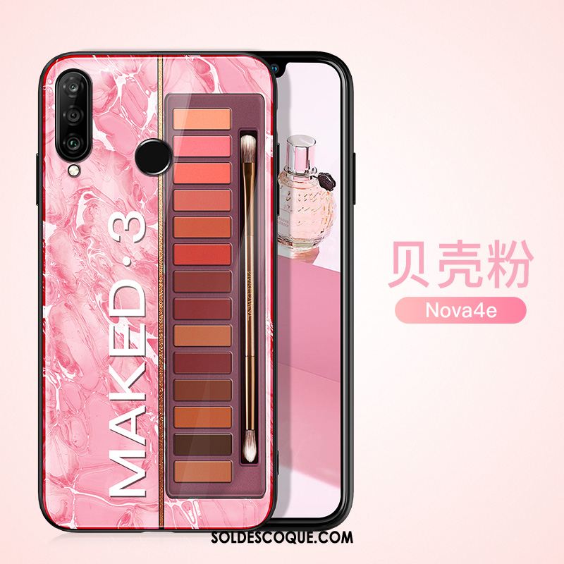 Coque Huawei P30 Lite Tendance Verre Net Rouge Vent Créatif Housse En Vente