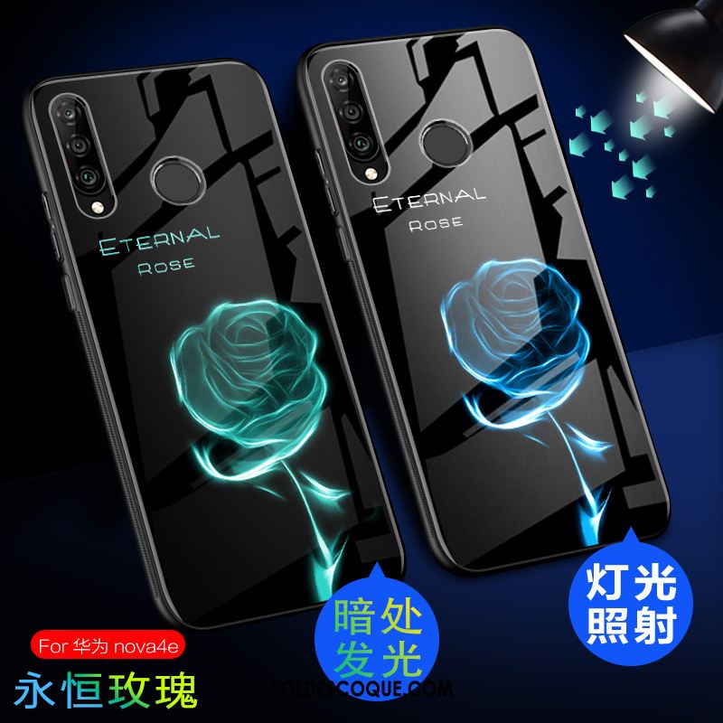 Coque Huawei P30 Lite Téléphone Portable Fluide Doux Lumineuses Délavé En Daim Verre France