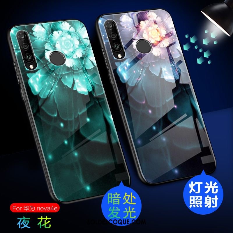 Coque Huawei P30 Lite Téléphone Portable Fluide Doux Lumineuses Délavé En Daim Verre France