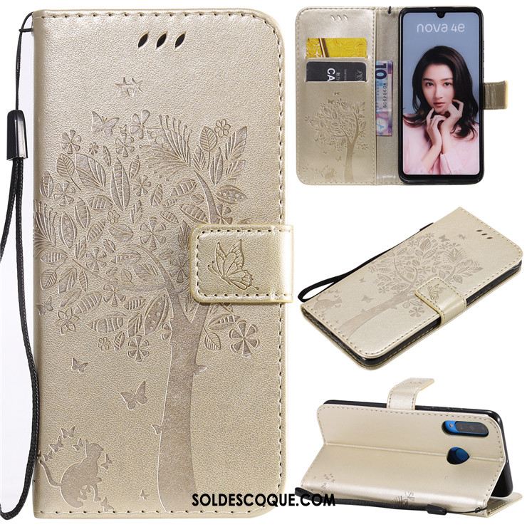 Coque Huawei P30 Lite Téléphone Portable Tout Compris Vert Étui En Cuir Incassable En Vente