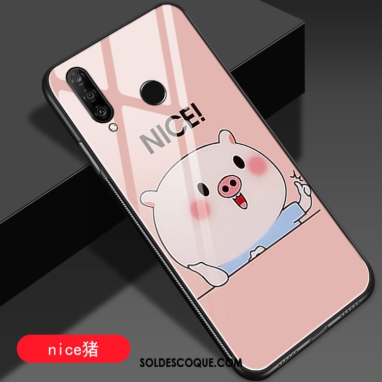 Coque Huawei P30 Lite Étui Dessin Animé Petit Net Rouge Amoureux En Vente