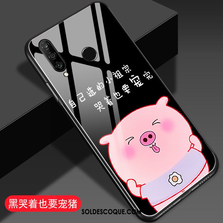 Coque Huawei P30 Lite Étui Dessin Animé Petit Net Rouge Amoureux En Vente