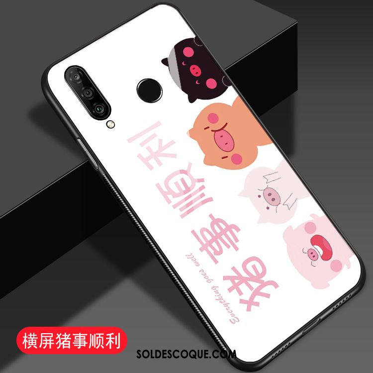 Coque Huawei P30 Lite Étui Dessin Animé Petit Net Rouge Amoureux En Vente