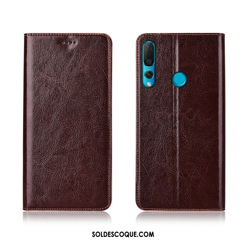 Coque Huawei P30 Lite Étui Incassable Clamshell Bleu Nouveau Pas Cher