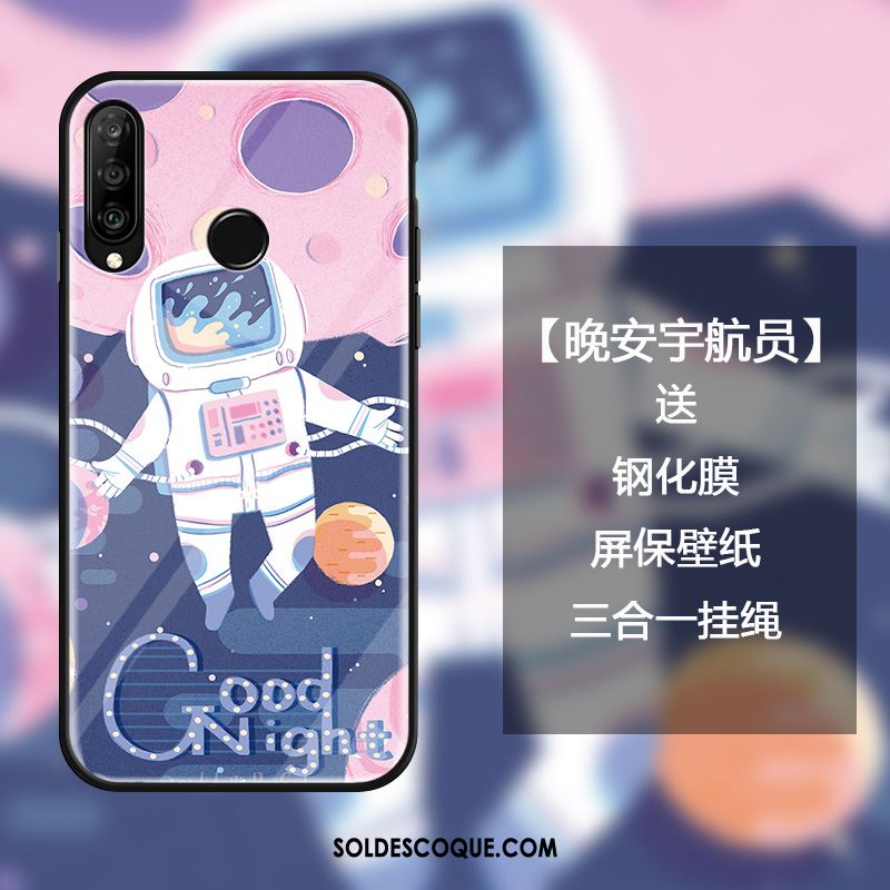 Coque Huawei P30 Lite Étui Net Rouge Incassable Mode Tout Compris Pas Cher