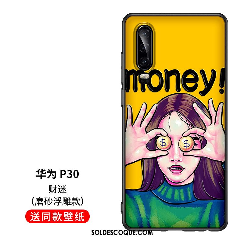 Coque Huawei P30 Personnalité Charmant Net Rouge Jaune Mode En Ligne