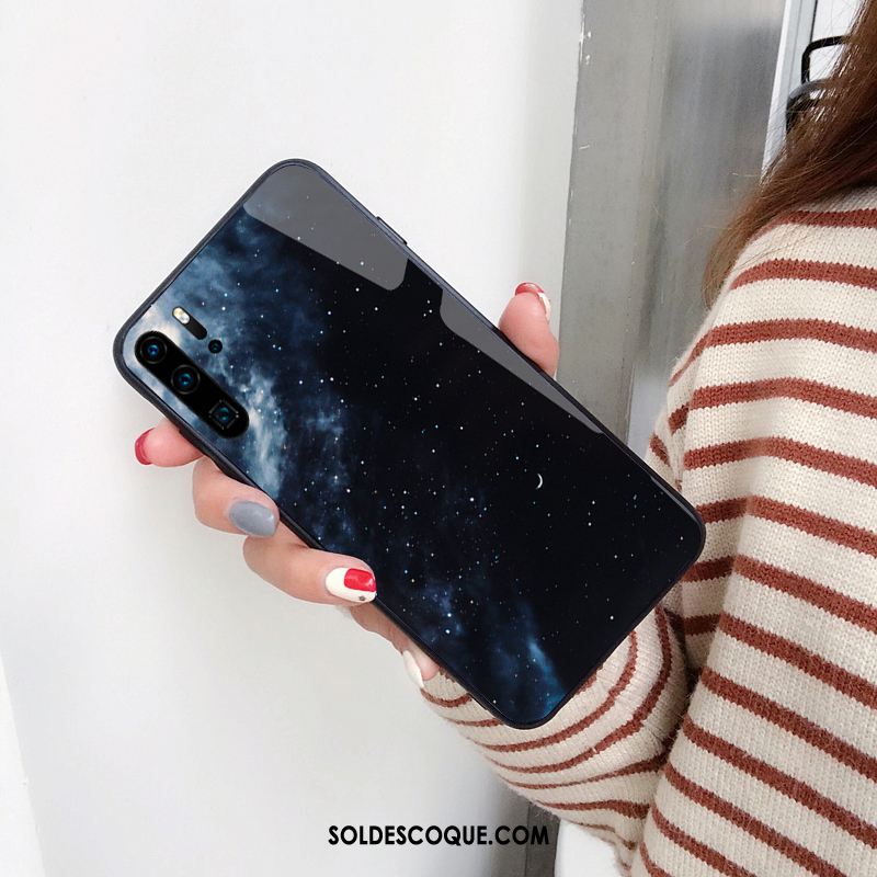 Coque Huawei P30 Pro Amoureux Vent Étui Téléphone Portable Clair Pas Cher