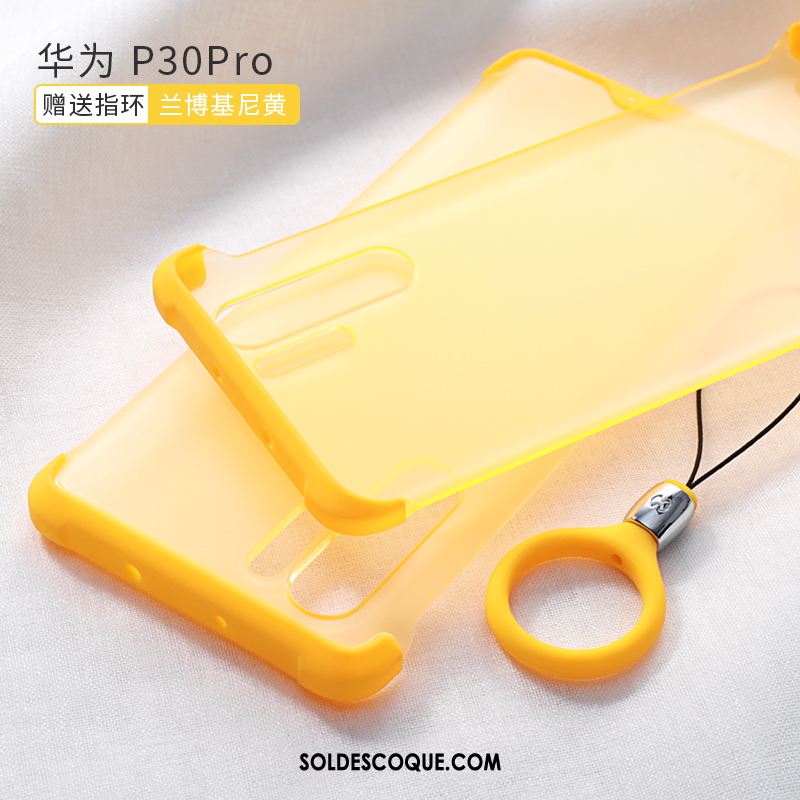 Coque Huawei P30 Pro Ballon Luxe Fluide Doux Créatif Jaune Pas Cher