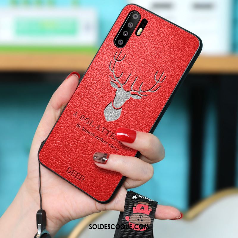 Coque Huawei P30 Pro Créatif Clair Net Rouge Tendance Téléphone Portable En Ligne