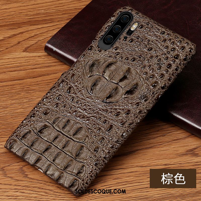 Coque Huawei P30 Pro Créatif Cuir Business Mode Étui Soldes