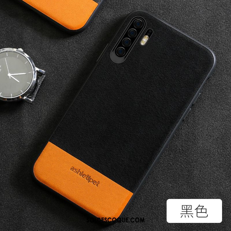 Coque Huawei P30 Pro Cuir Personnalité Incassable Étui En Cuir Élégant En Ligne