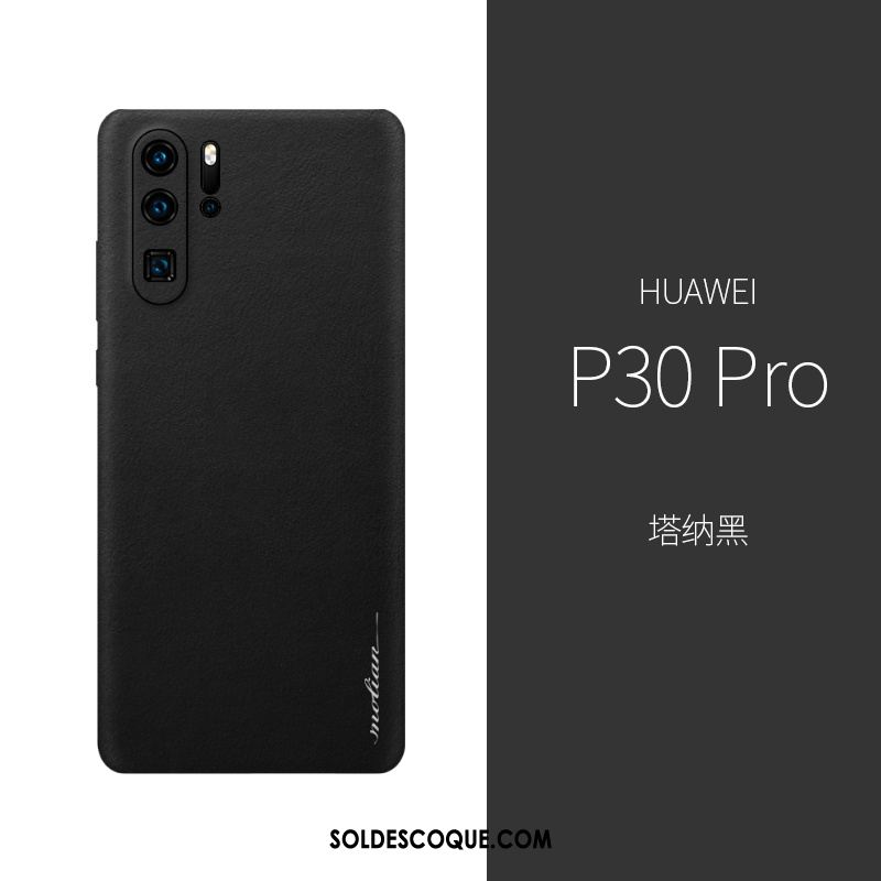 Coque Huawei P30 Pro Cuir Véritable Tendance Incassable Tout Compris Très Mince En Vente