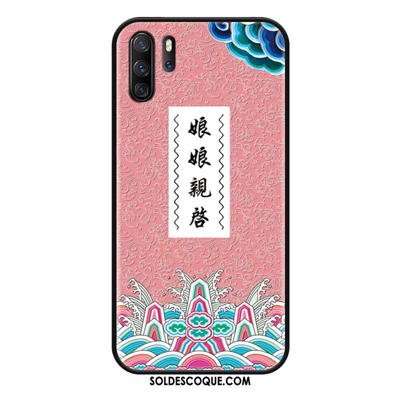 Coque Huawei P30 Pro Gaufrage Protection Personnalité Tout Compris Silicone En Vente