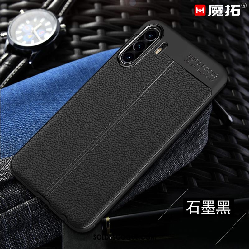 Coque Huawei P30 Pro Incassable Couleur Unie Nouveau Fluide Doux Étui En Cuir Pas Cher