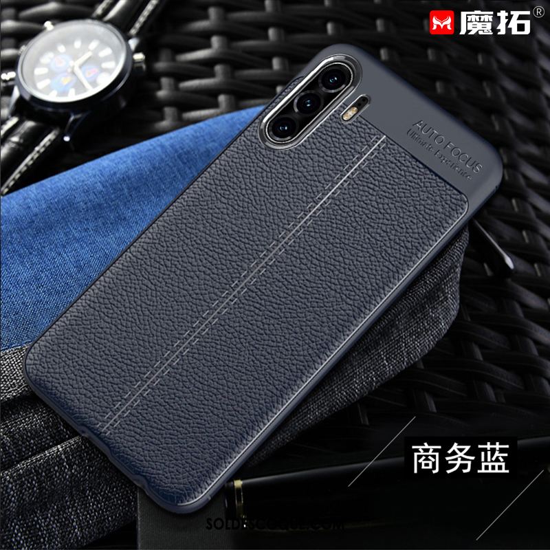 Coque Huawei P30 Pro Incassable Couleur Unie Nouveau Fluide Doux Étui En Cuir Pas Cher