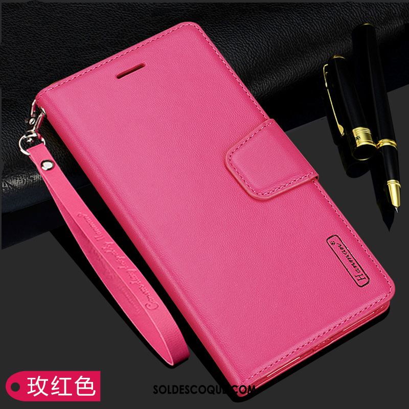 Coque Huawei P30 Pro Incassable Étui En Cuir Rouge Tout Compris Clamshell Pas Cher