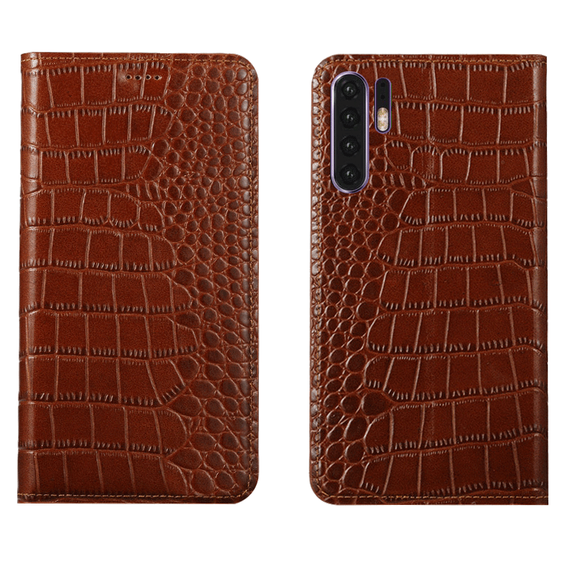 Coque Huawei P30 Pro Modèle Fleurie Téléphone Portable Incassable Clamshell Cuir Véritable En Ligne