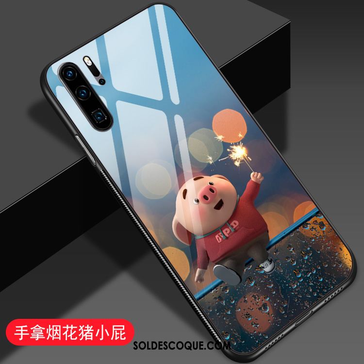 Coque Huawei P30 Pro Net Rouge Violet Jeunesse Protection Tendance Housse Soldes