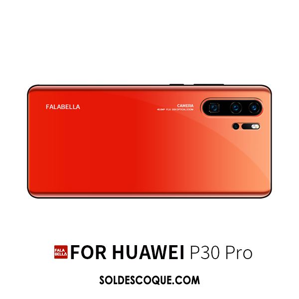 Coque Huawei P30 Pro Ornements Suspendus Silicone Verre Téléphone Portable Étui Soldes