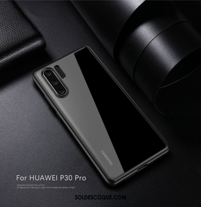 Coque Huawei P30 Pro Protection Transparent Bleu Net Rouge Coque En Silicone En Vente