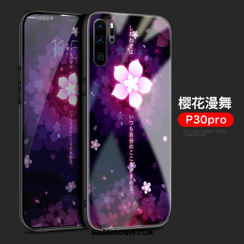 Coque Huawei P30 Pro Sakura Tout Compris Téléphone Portable Verre Clair Housse En Vente