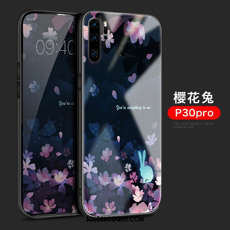 Coque Huawei P30 Pro Sakura Tout Compris Téléphone Portable Verre Clair Housse En Vente