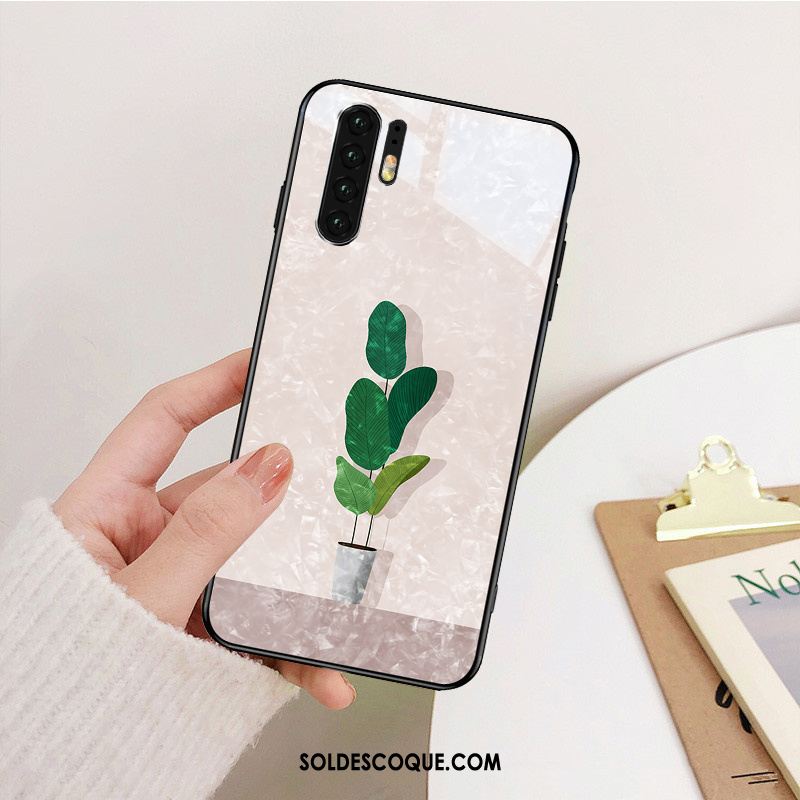 Coque Huawei P30 Pro Simple Téléphone Portable Clair Miroir Protection En Vente