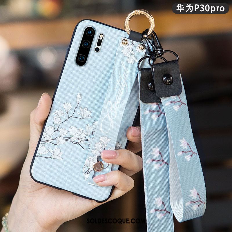 Coque Huawei P30 Pro Simple Étui Tout Compris Protection Bleu En Ligne