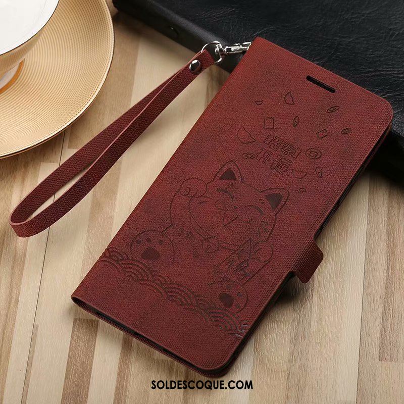 Coque Huawei P30 Pro Tout Compris Étui En Cuir Incassable Vin Rouge Silicone En Vente