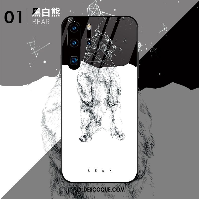 Coque Huawei P30 Pro Téléphone Portable Simple Marque De Tendance Incassable Très Mince Housse En Ligne