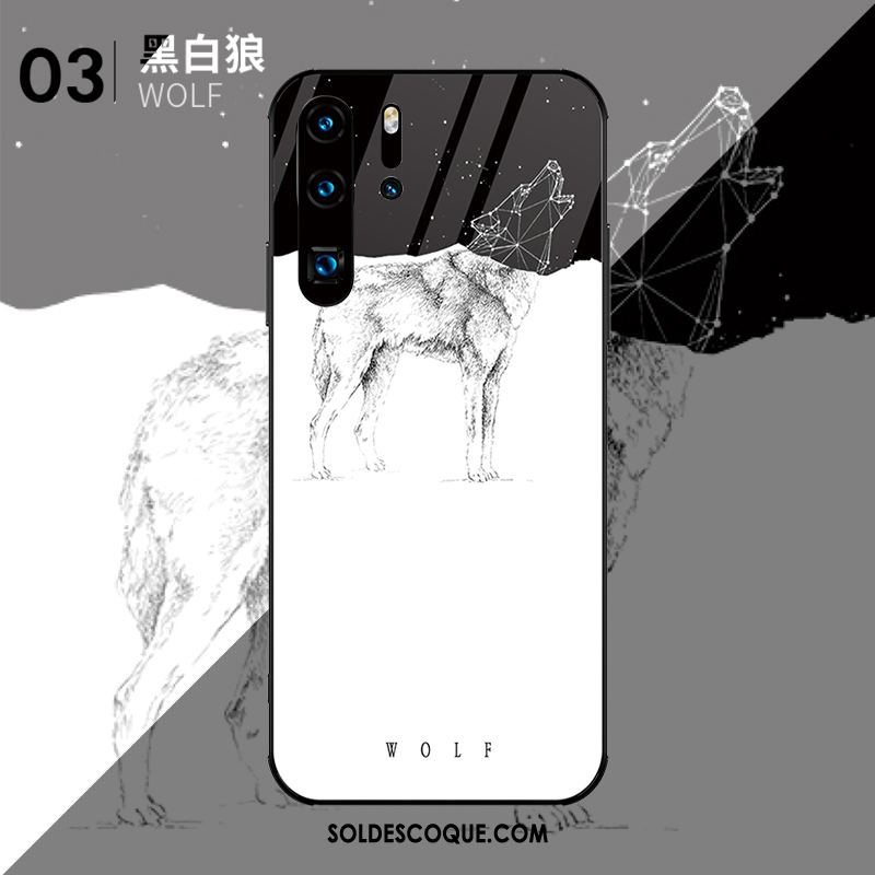 Coque Huawei P30 Pro Téléphone Portable Simple Marque De Tendance Incassable Très Mince Housse En Ligne