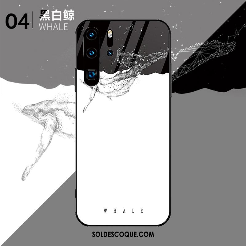 Coque Huawei P30 Pro Téléphone Portable Simple Marque De Tendance Incassable Très Mince Housse En Ligne