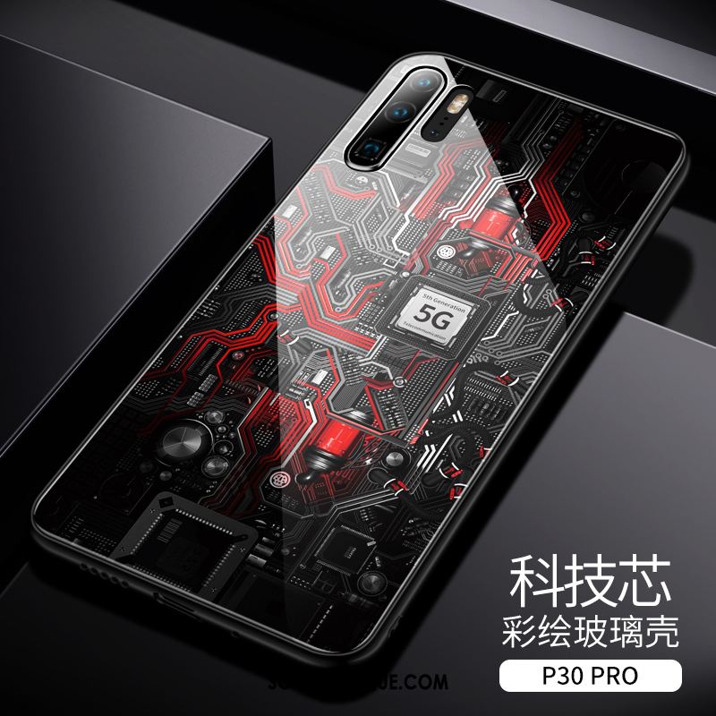 Coque Huawei P30 Pro Téléphone Portable Très Mince Étui Protection Verre Soldes