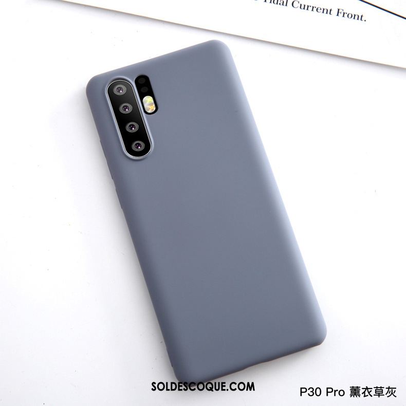 Coque Huawei P30 Pro Étui Rouge Fluide Doux Silicone Incassable Soldes