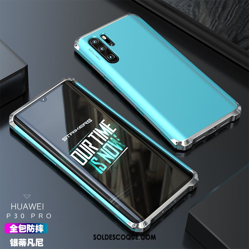 Coque Huawei P30 Pro Étui Téléphone Portable Métal Coque En Silicone Protection Pas Cher