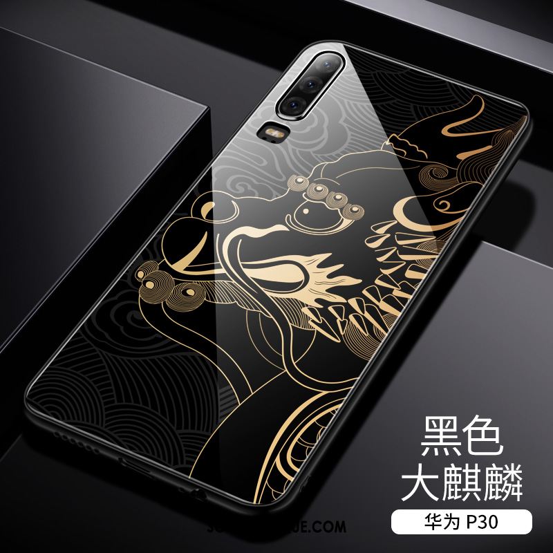 Coque Huawei P30 Protection Marque De Tendance Créatif Incassable Silicone En Vente