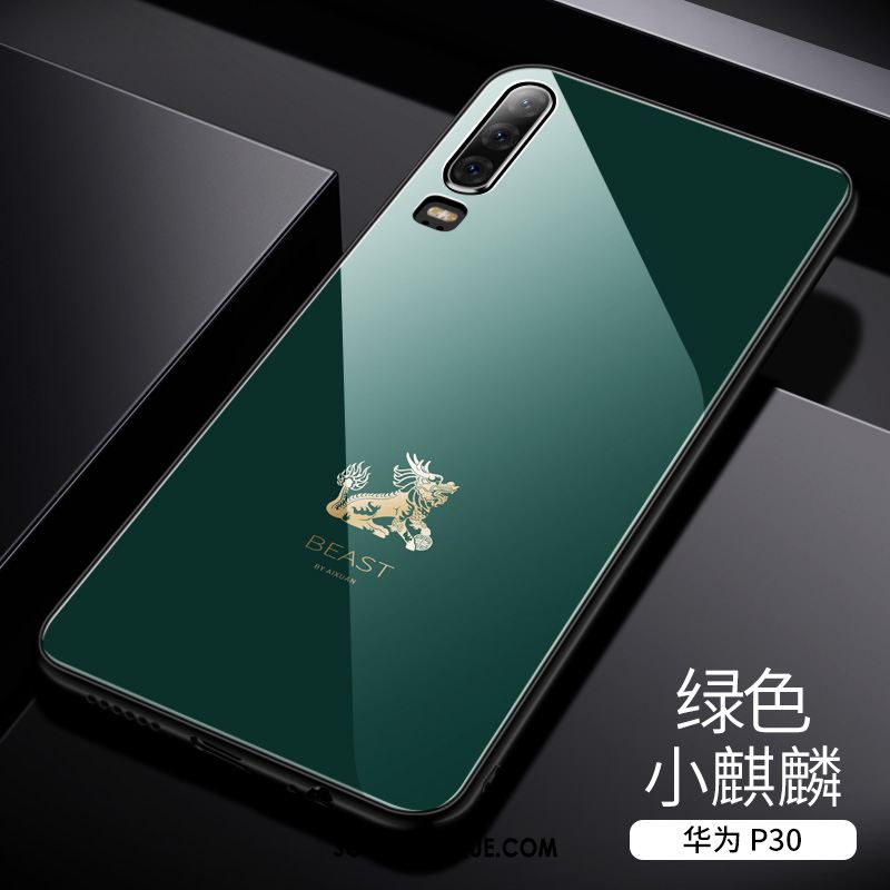 Coque Huawei P30 Protection Marque De Tendance Créatif Incassable Silicone En Vente