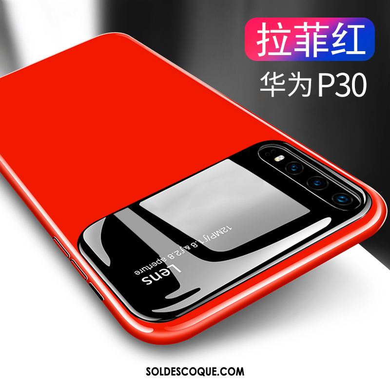 Coque Huawei P30 Protection Verre Miroir Étui Incassable Pas Cher