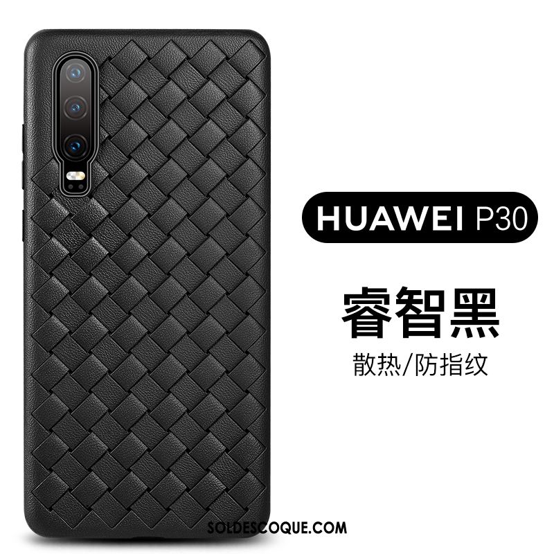 Coque Huawei P30 Respirant Incassable Silicone Fluide Doux Modèle Fleurie Pas Cher