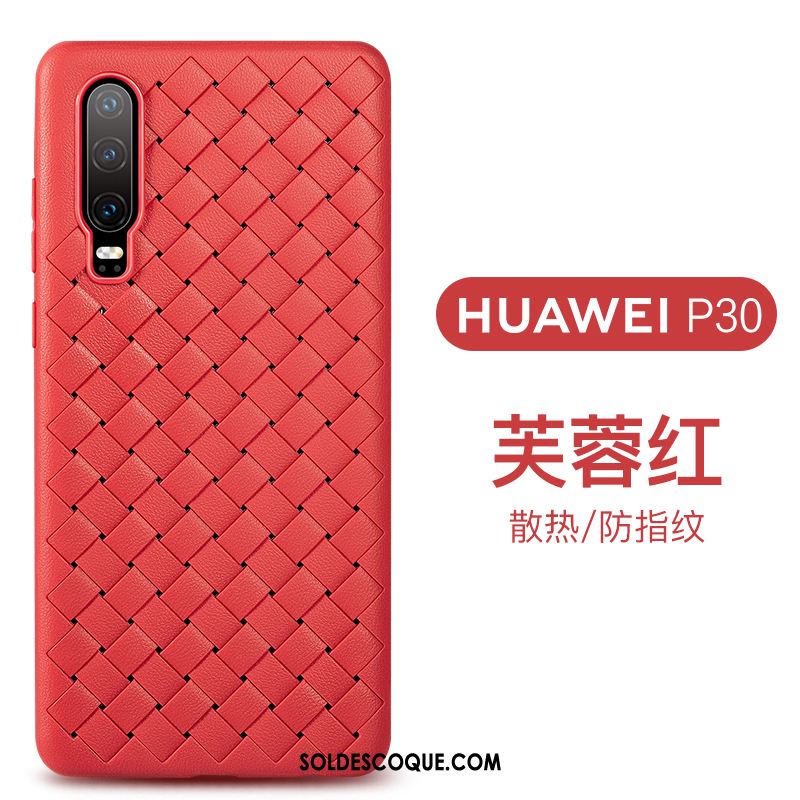 Coque Huawei P30 Respirant Incassable Silicone Fluide Doux Modèle Fleurie Pas Cher