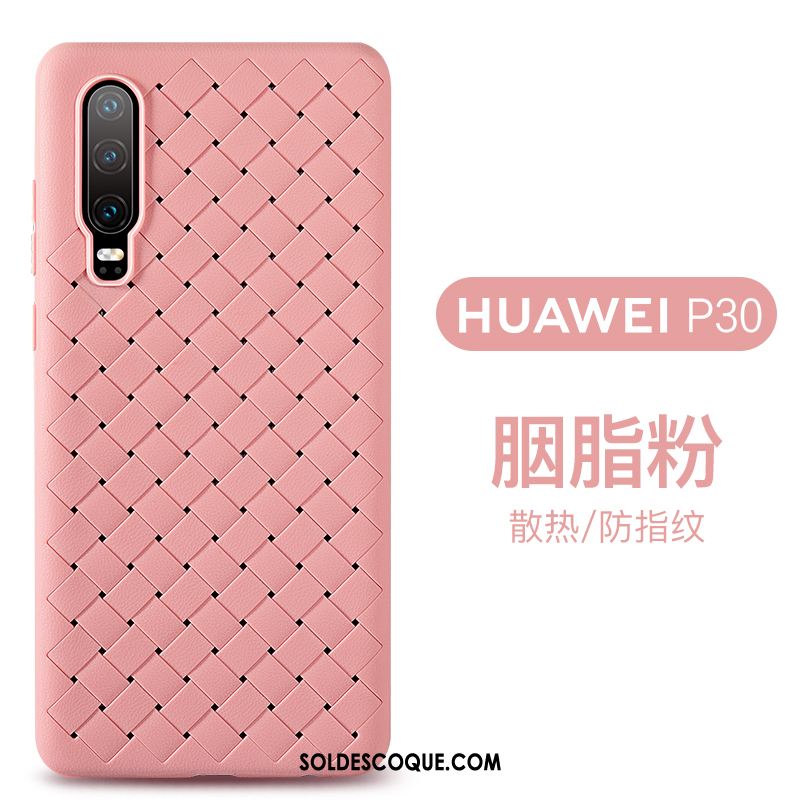 Coque Huawei P30 Respirant Incassable Silicone Fluide Doux Modèle Fleurie Pas Cher