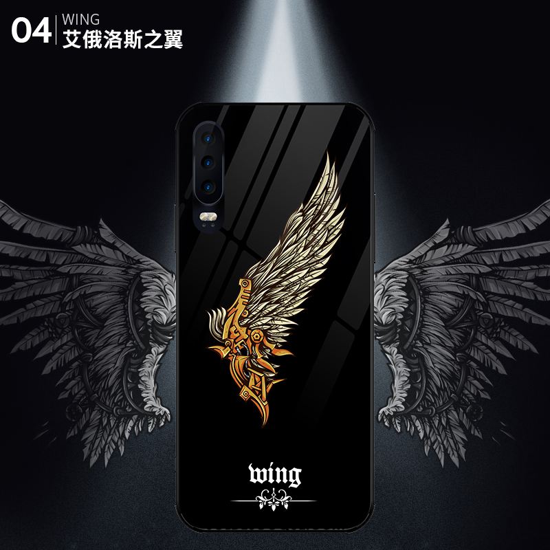 Coque Huawei P30 Silicone Vintage Étui Marque De Tendance Personnalité En Vente