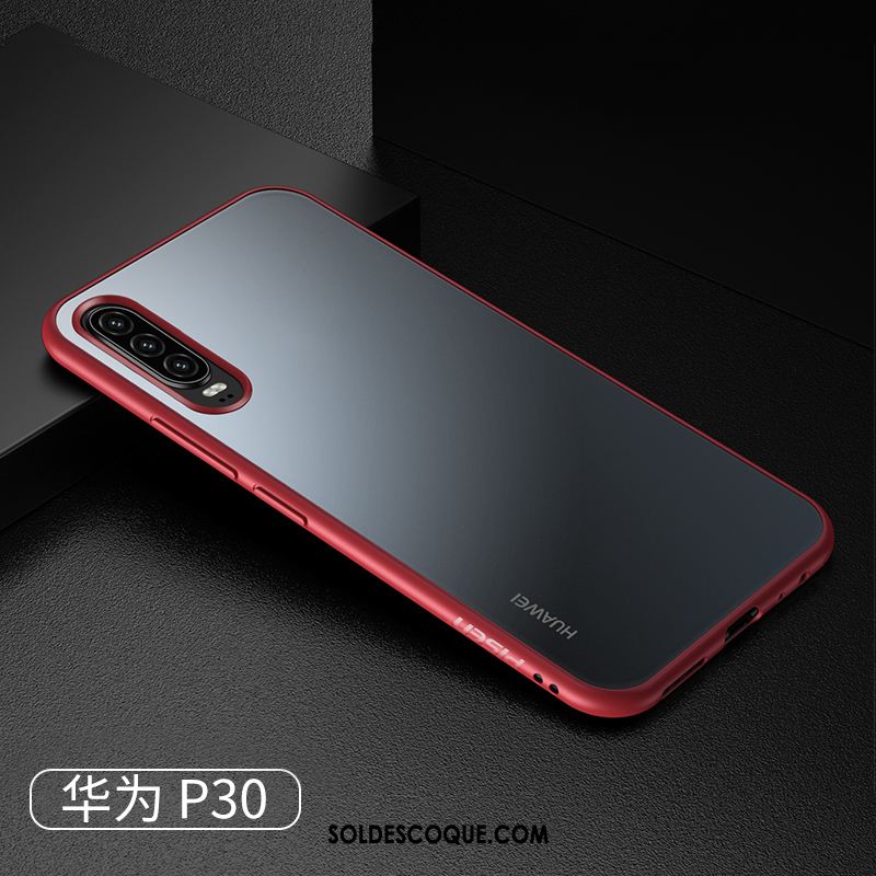 Coque Huawei P30 Simple Antidérapant Mode Silicone Téléphone Portable Pas Cher