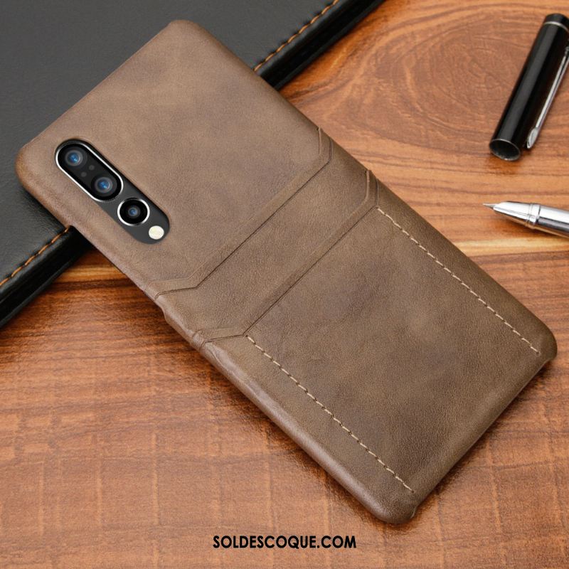 Coque Huawei P30 Tendance Noir Incassable Business Créatif En Ligne