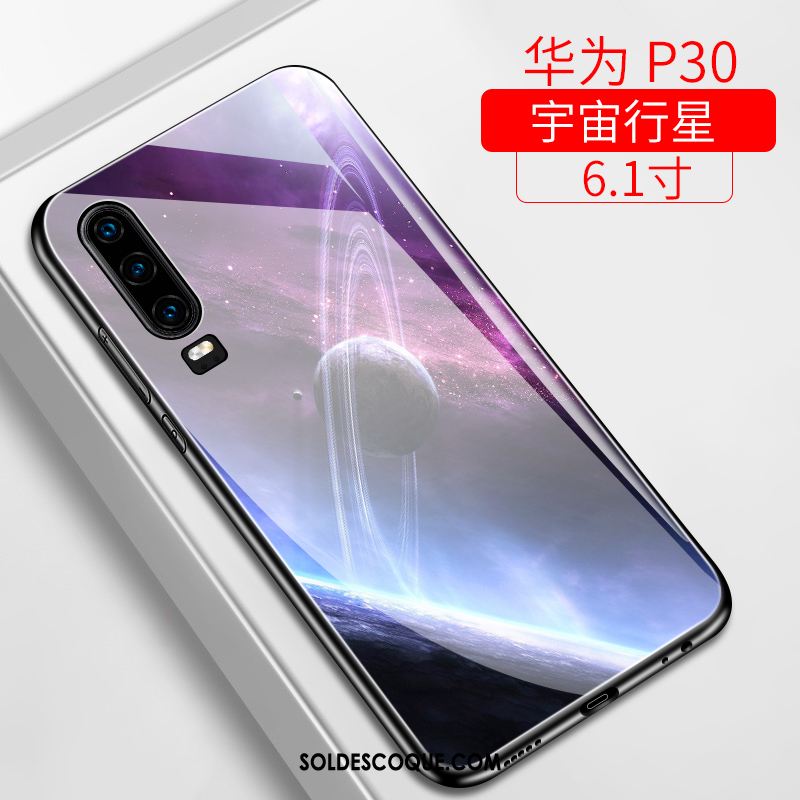 Coque Huawei P30 Tout Compris Téléphone Portable Marque De Tendance Très Mince Violet En Ligne