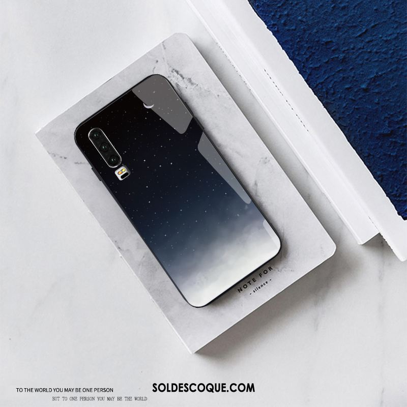 Coque Huawei P30 Tout Compris Téléphone Portable Verre Personnalité Net Rouge En Vente