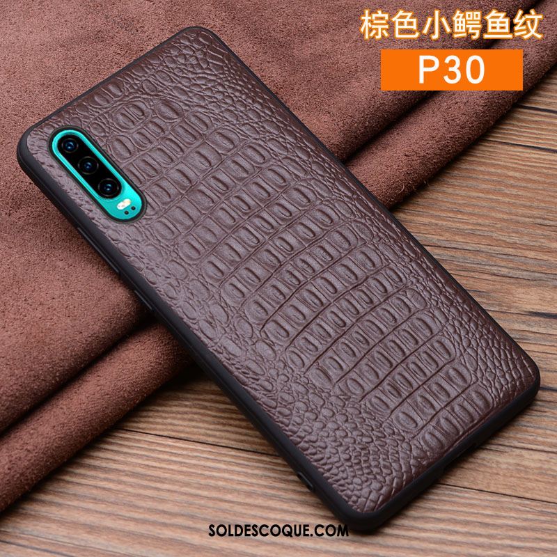 Coque Huawei P30 Téléphone Portable Incassable Noir Personnalité Créatif Pas Cher