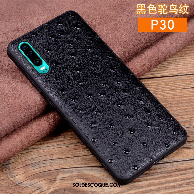 Coque Huawei P30 Téléphone Portable Incassable Noir Personnalité Créatif Pas Cher