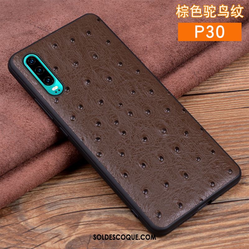 Coque Huawei P30 Téléphone Portable Incassable Noir Personnalité Créatif Pas Cher